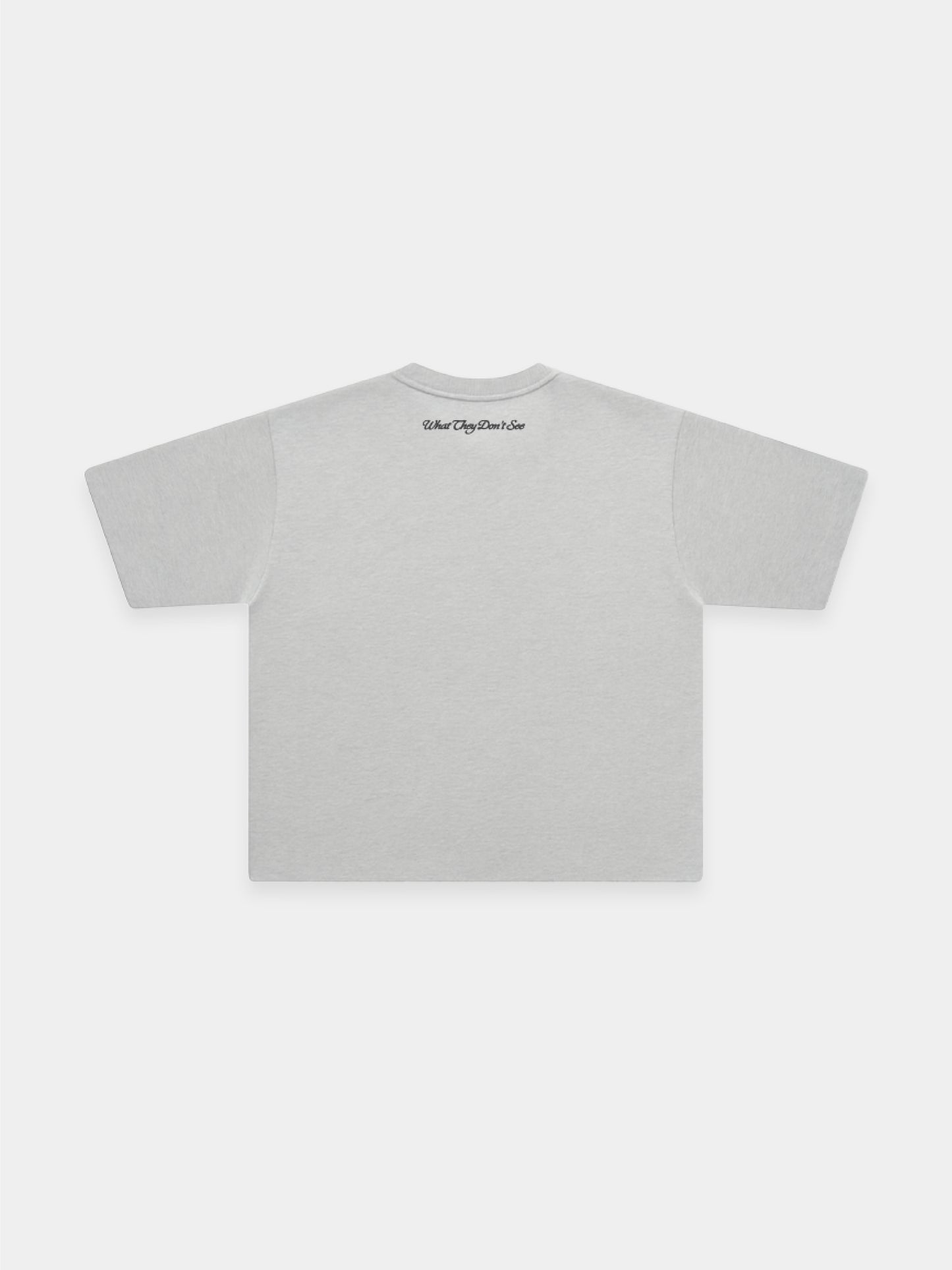Signature Boxy Tee - Heather Grey