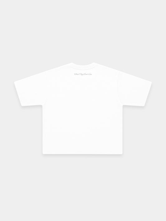 Signature Boxy Tee - Bone White